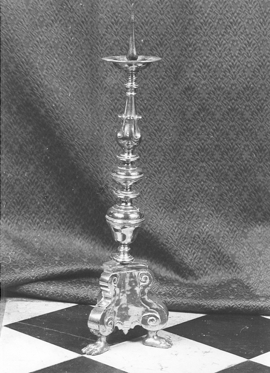 candeliere, serie - bottega lombarda (ultimo quarto sec. XVIII, sec. XVIII)