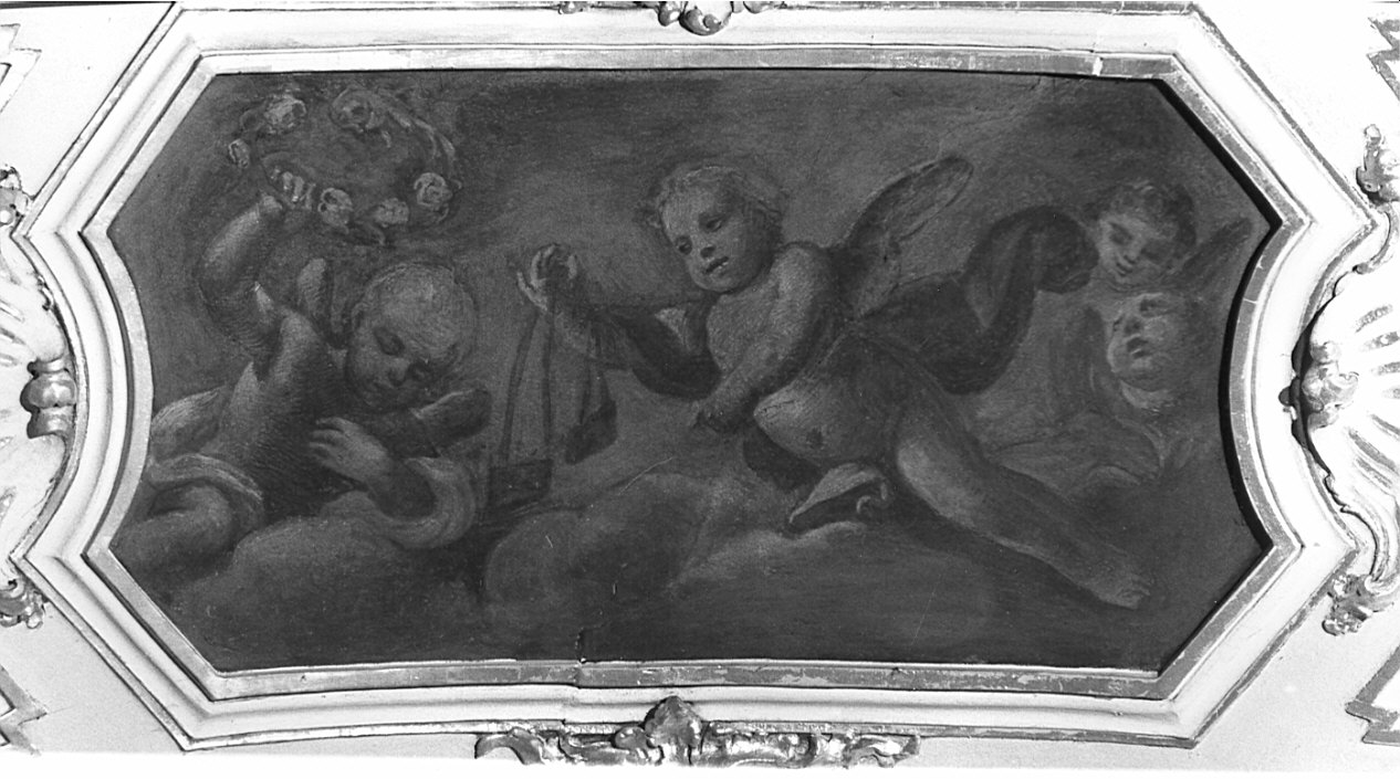 angeli (dipinto, elemento d'insieme) - bottega lombarda (seconda metà sec. XVIII)