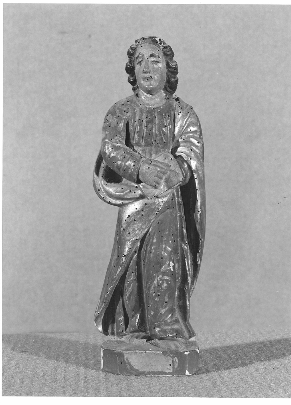 San Giovanni Evangelista (statua, opera isolata) - bottega bergamasca (fine/inizio secc. XVII/ XVIII)