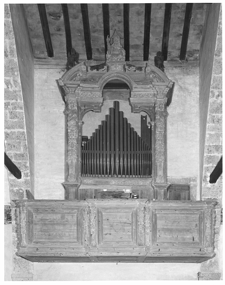 cassa d'organo, opera isolata - bottega bergamasca (fine/inizio secc. XVI/ XVII)