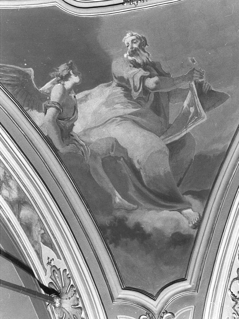 San Matteo Evangelista (dipinto, elemento d'insieme) di Galliari Bernardino, Galliari Fabrizio (sec. XVIII)