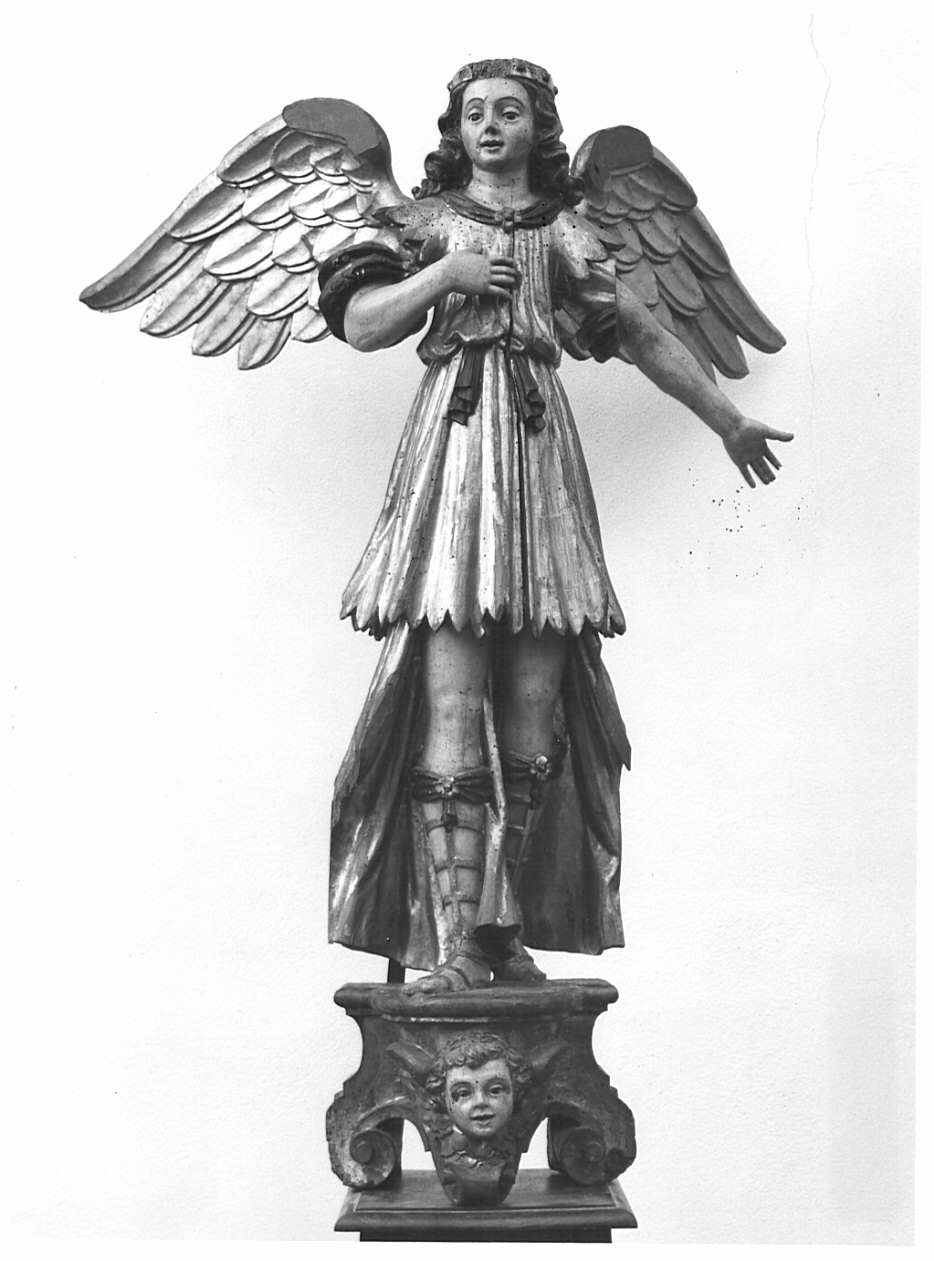 angelo (statua, opera isolata) - bottega bergamasca (fine sec. XVII)