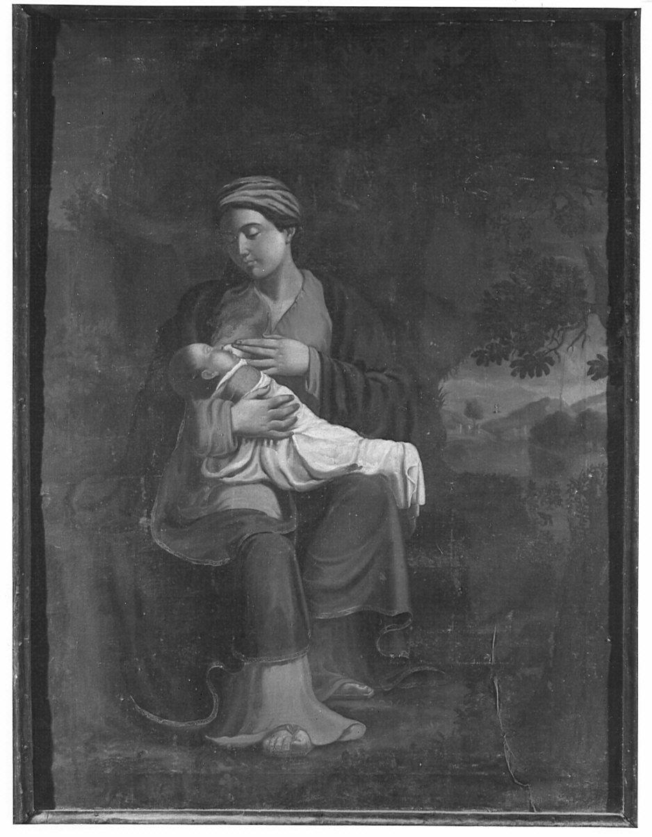 Madonna del Latte (dipinto, opera isolata) - ambito bergamasco (sec. XVIII)