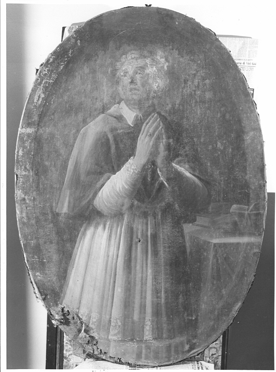 Santo vescovo (dipinto, opera isolata) - ambito bergamasco (sec. XVIII)