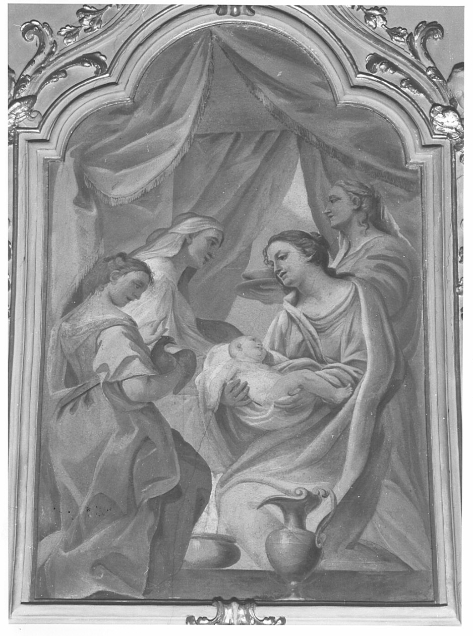 nascita di San Giovanni Battista (dipinto, elemento d'insieme) - ambito lombardo (sec. XVIII)