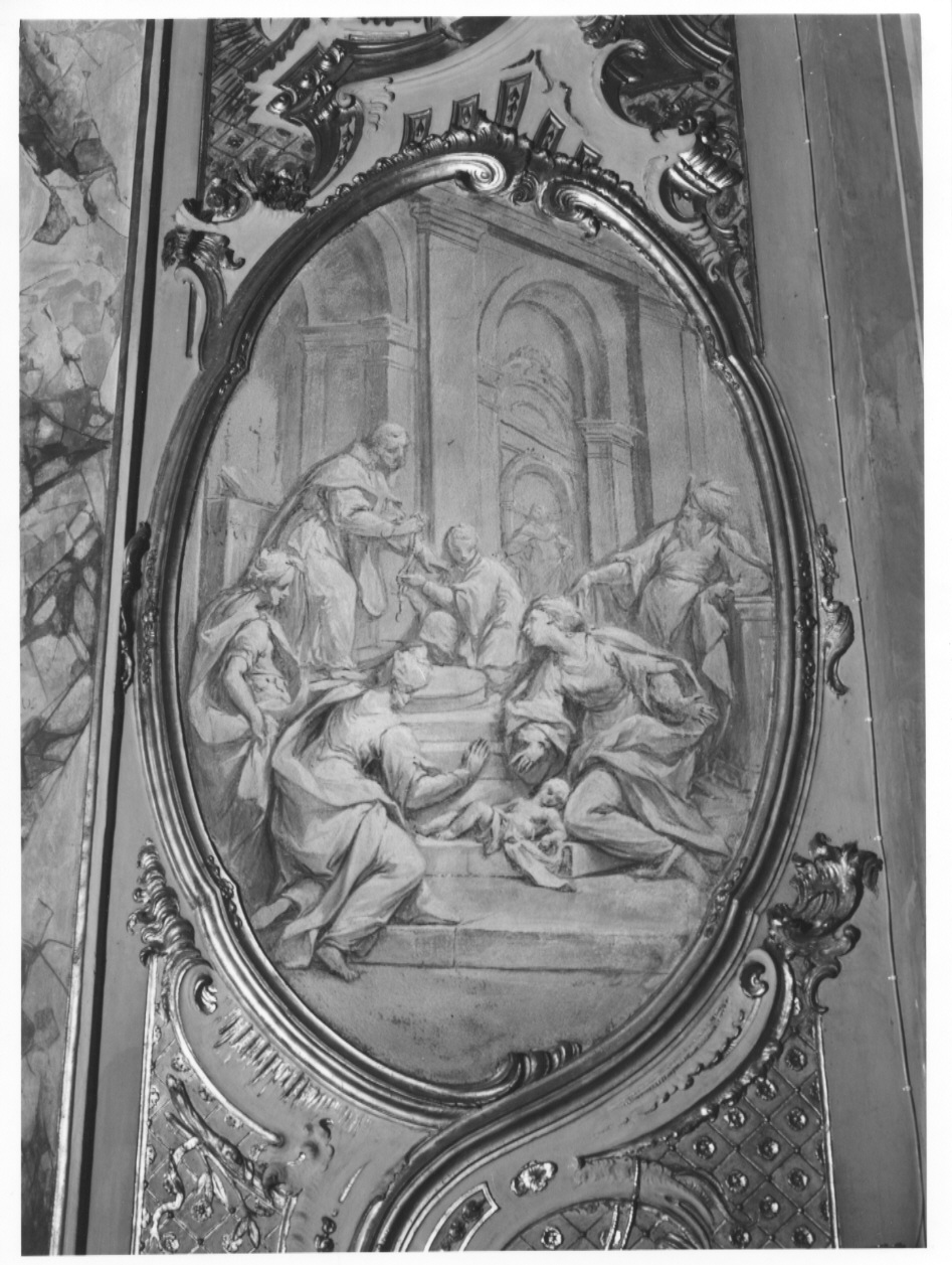 Episodi della vita di San Domenico (dipinto, ciclo) di Monti Francesco, Zanardi Giovanni (sec. XVIII)