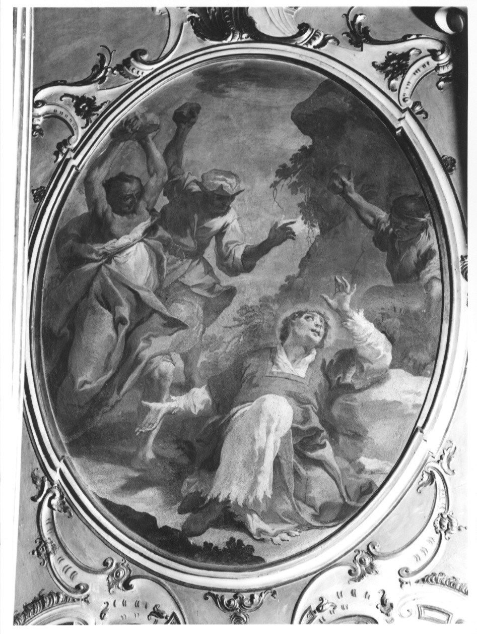 Lapidazione di Santo Stefano, lapidazione di Santo Stefano (dipinto, ciclo) di Orelli Giuseppe Antonio (sec. XVIII)