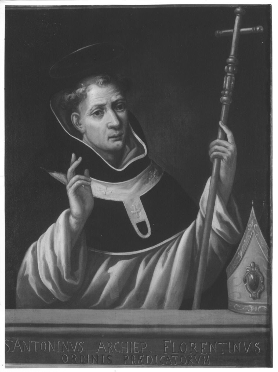 Sant'Antonio arcivescovo di Firenze (dipinto, opera isolata) - ambito bergamasco (secc. XVII/ XVIII)