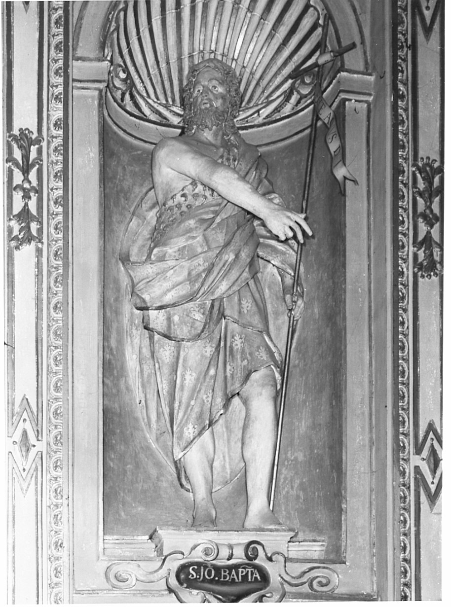 San Giovanni Battista (statua, opera isolata) di Albuzio Stefano (fine/inizio secc. XVII/ XVIII)