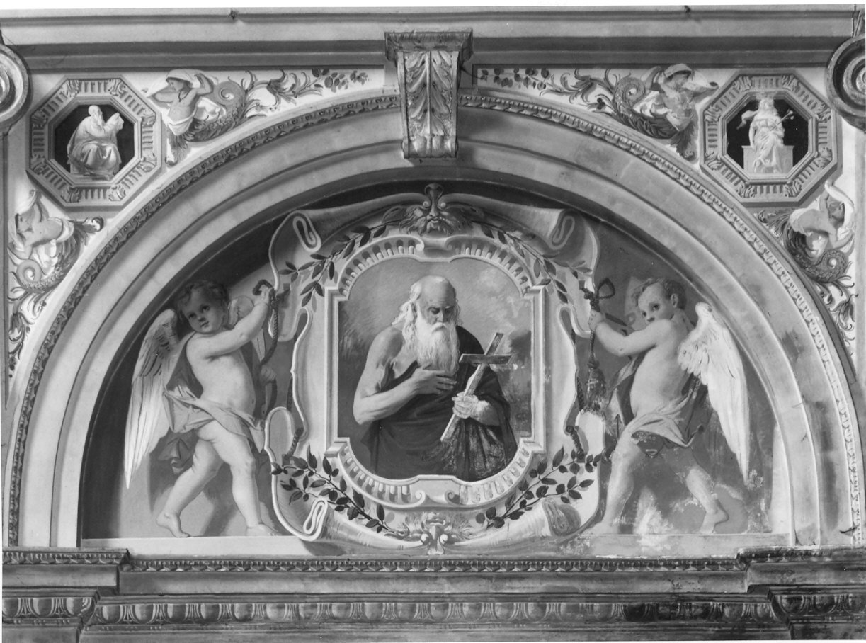 San Girolamo (dipinto, elemento d'insieme) di Cavenaghi Luigi (sec. XIX)