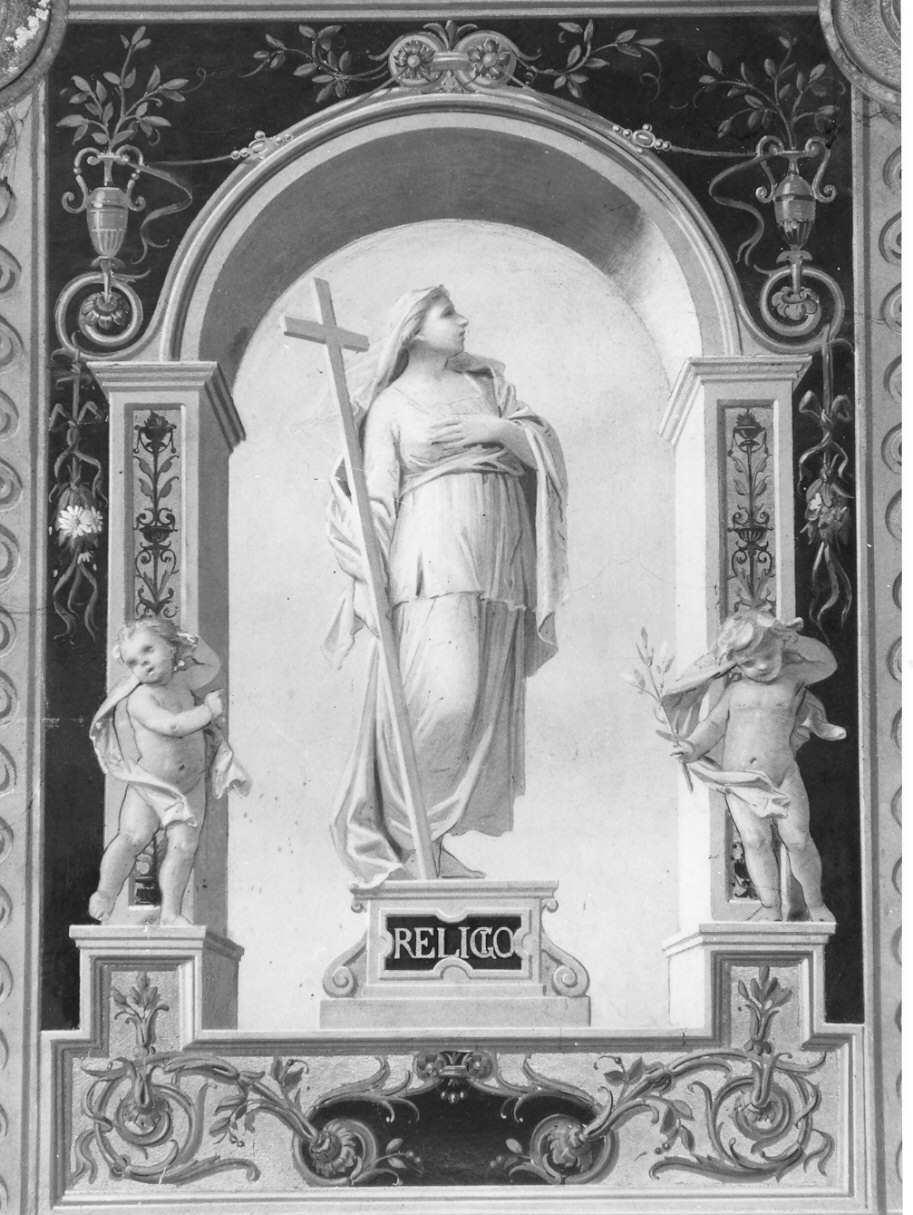 Religione (dipinto, pendant) di Cavenaghi Luigi (secc. XIX/ XX)