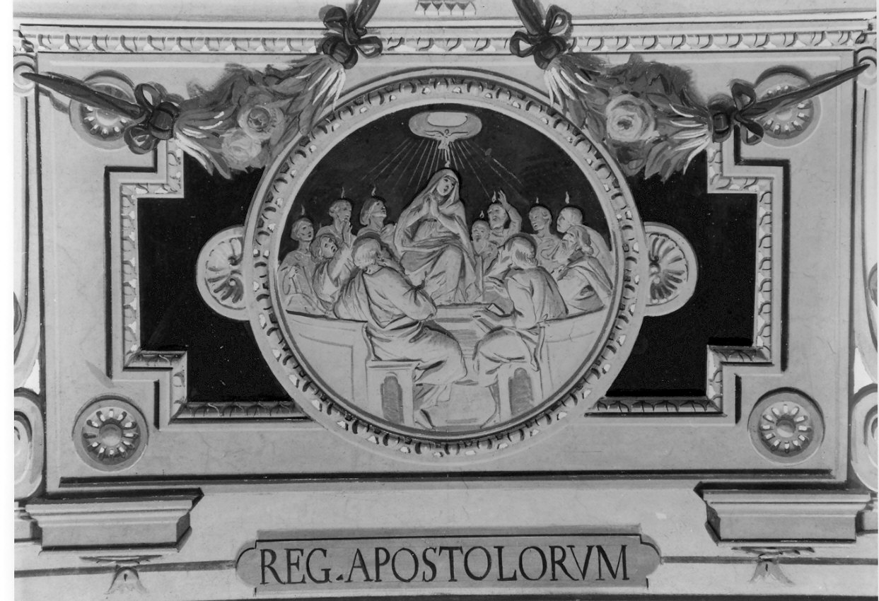 Pentecoste (dipinto, elemento d'insieme) di Cavenaghi Luigi (secc. XIX/ XX)