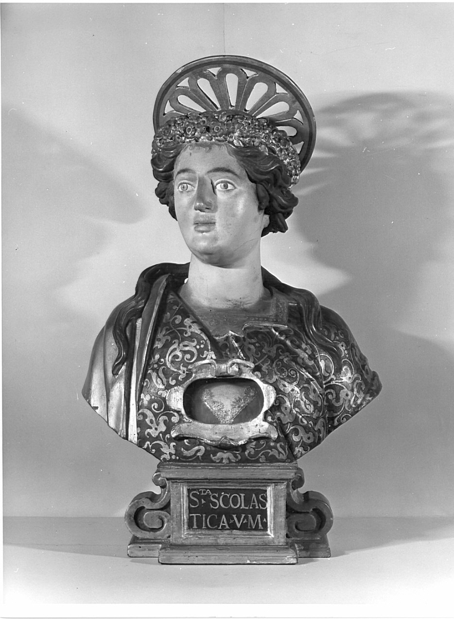 reliquiario - a busto, opera isolata - bottega lombarda (primo quarto sec. XVII)