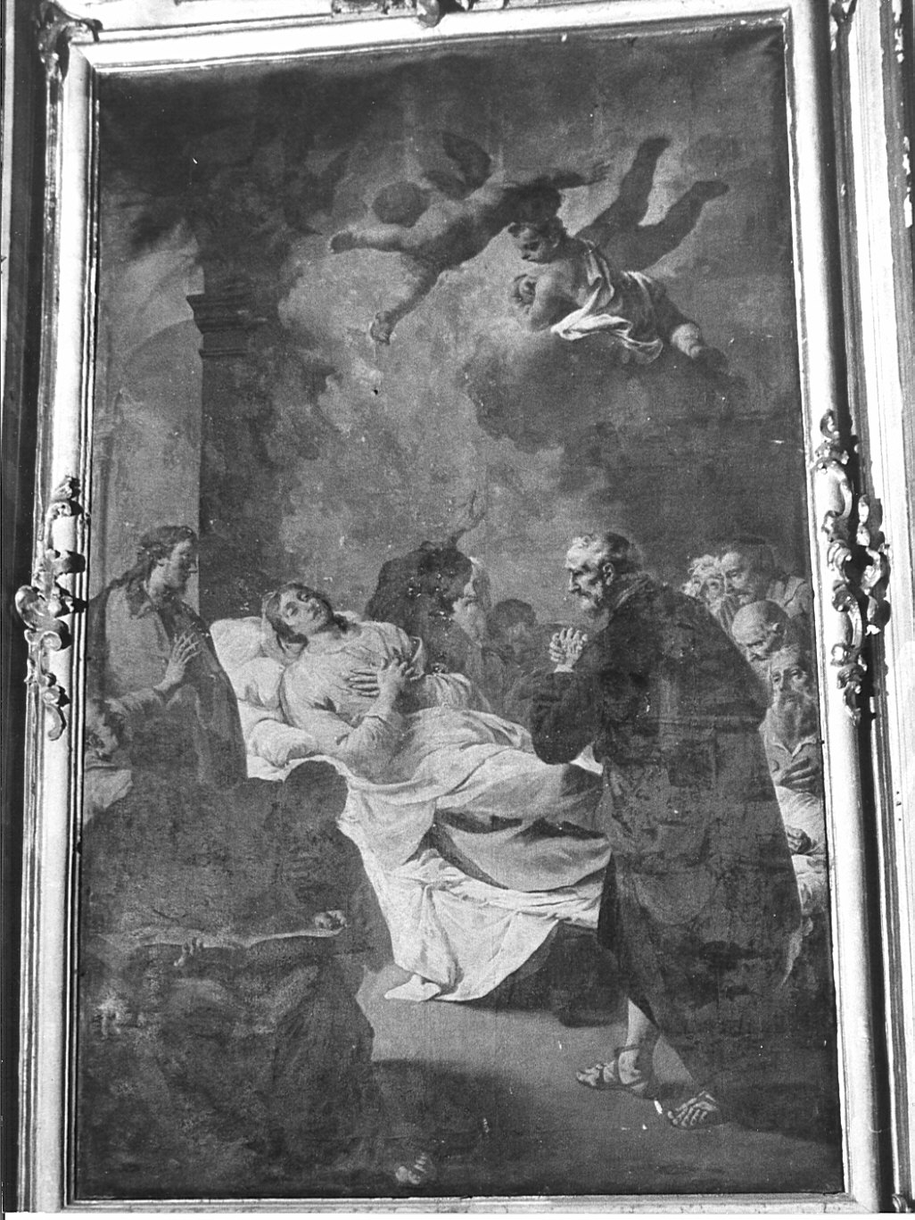 transito della Madonna (dipinto, opera isolata) di Cappella Francesco detto Dagiù (sec. XVIII)