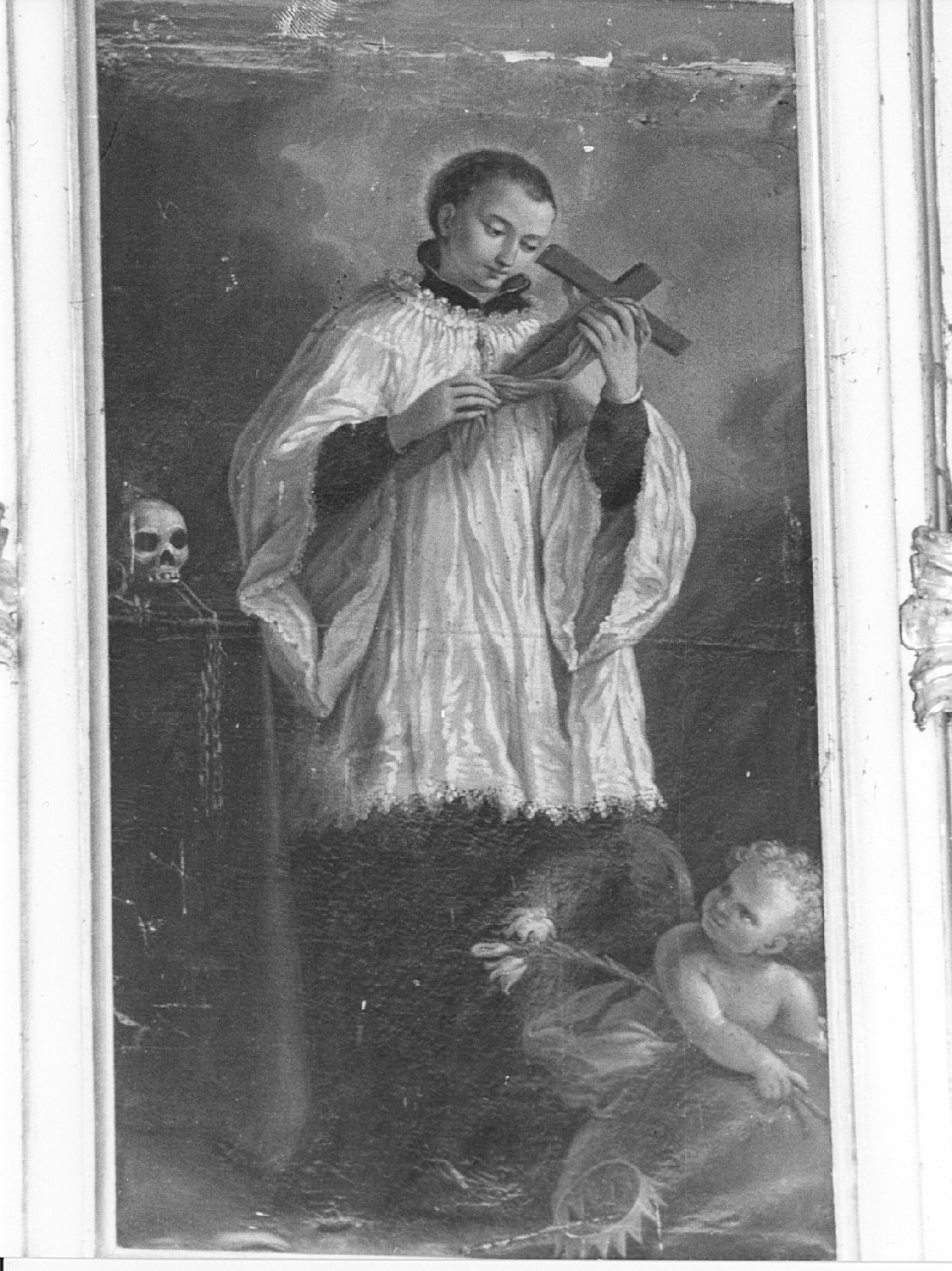 San Luigi Gonzaga (dipinto, opera isolata) - ambito bergamasco (sec. XVIII)