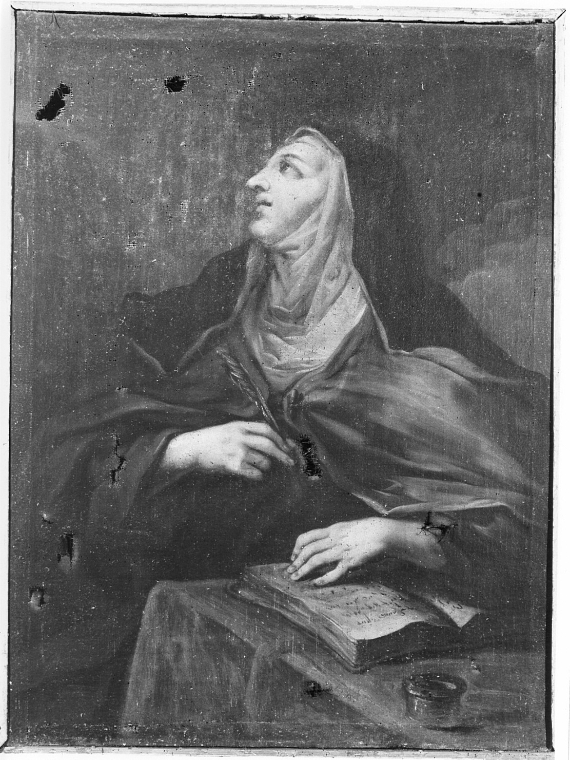 Santa Teresa d'Avila (dipinto, opera isolata) - ambito lombardo (fine/inizio secc. XVI/ XVIII)