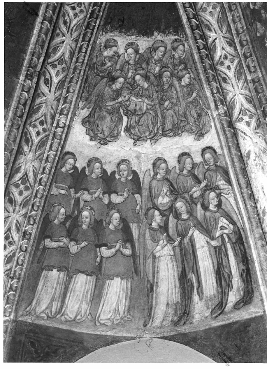 angeli musicanti (dipinto, elemento d'insieme) di Bembo Andrea (attribuito) (ultimo quarto sec. XV)