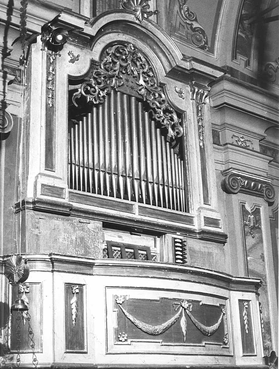tribuna d'organo, complesso decorativo - bottega bergamasca (seconda metà sec. XVIII)