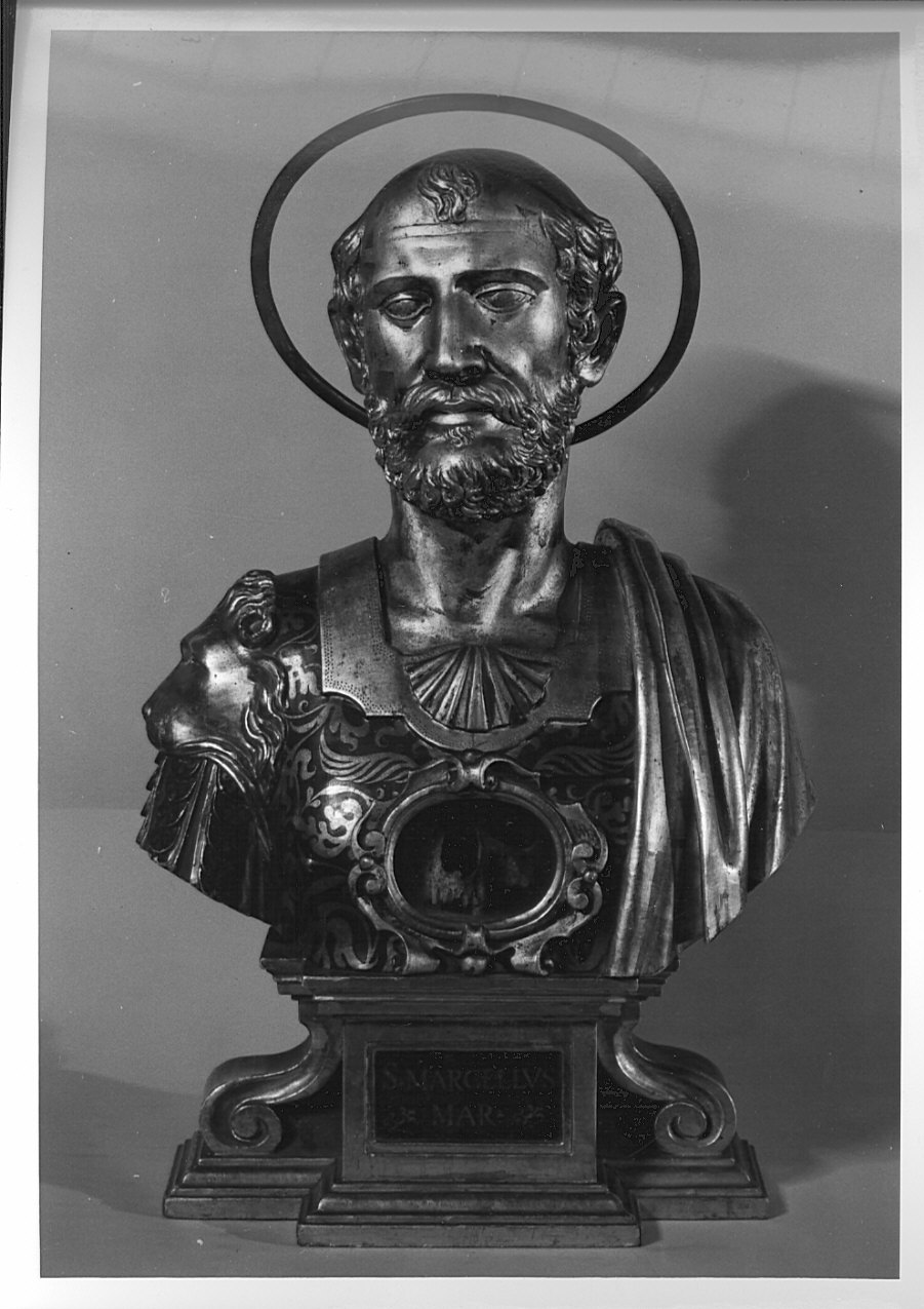 San Marcello Martire (reliquiario - a busto, opera isolata) di Carminati Giovan Battista, Montano Francesco (sec. XVII)