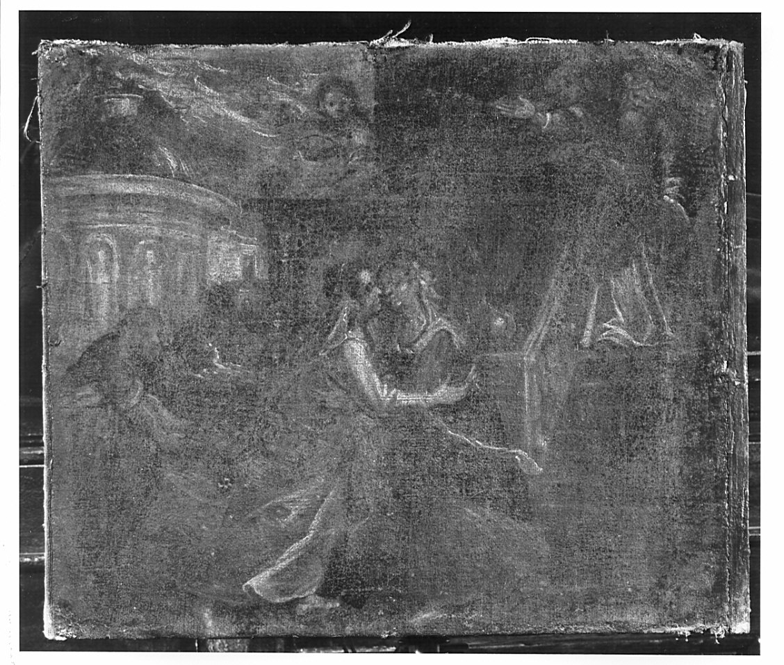 visitazione (dipinto, elemento d'insieme) di Gandino Antonio (attribuito) (sec. XVII)