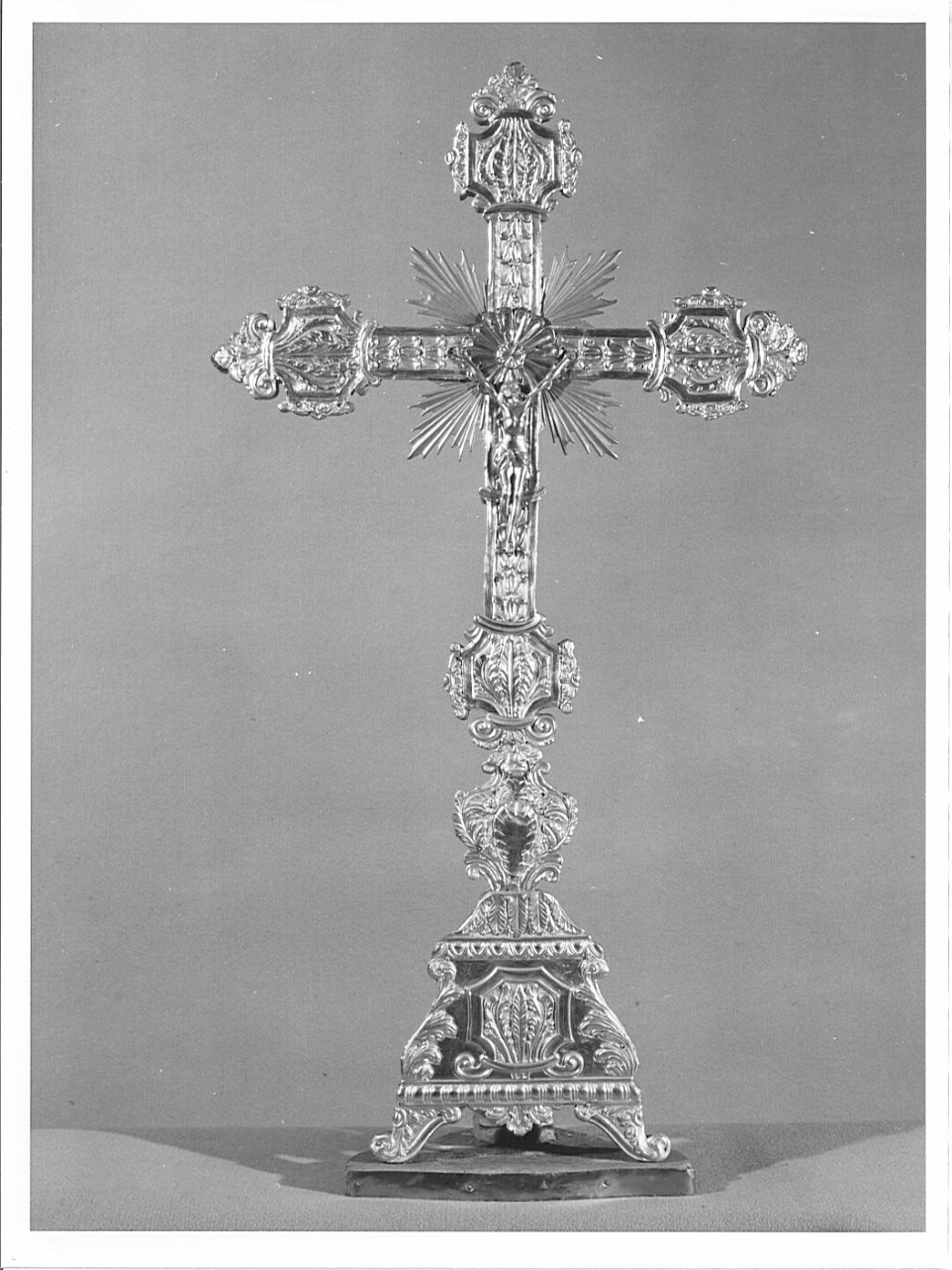 croce d'altare, opera isolata - bottega lombarda (?) (fine/inizio secc. XVIII/ XIX)