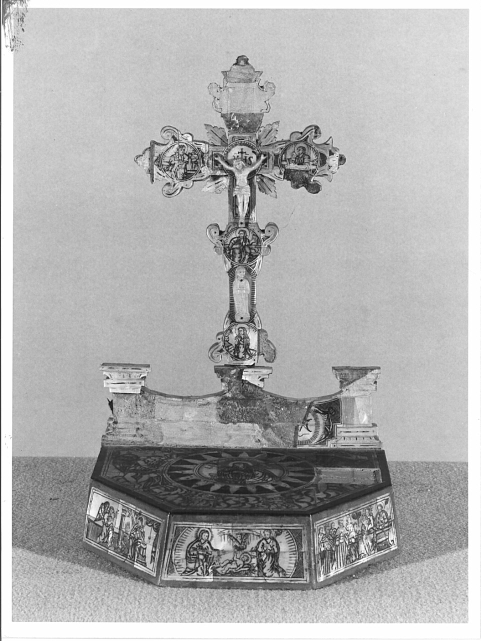 croce d'altare, opera isolata - bottega lombarda (?) (sec. XVII)