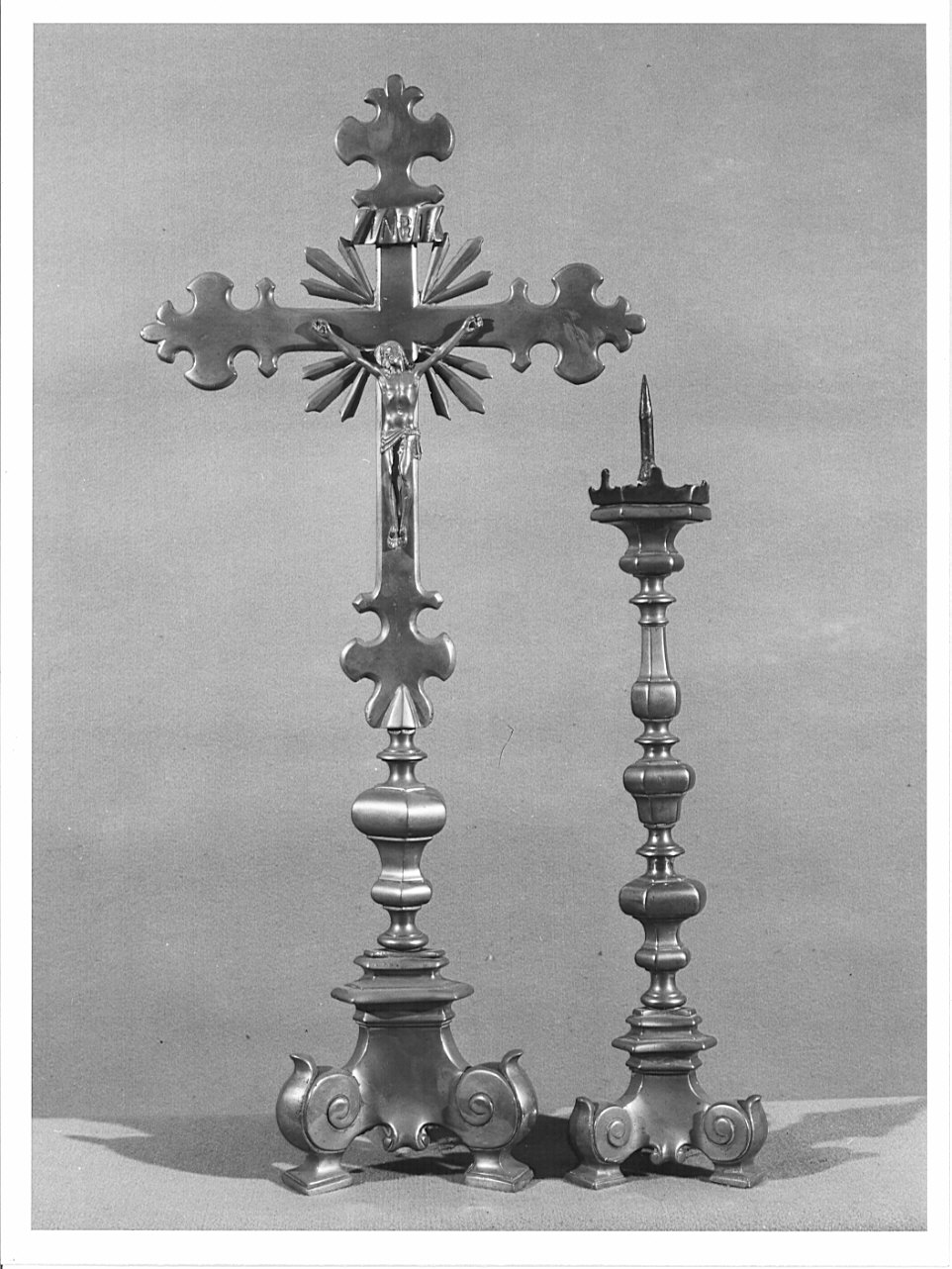croce d'altare, opera isolata - bottega lombarda (?) (sec. XVIII)