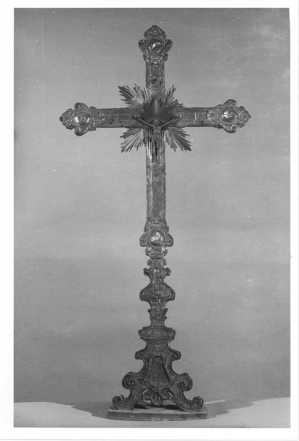 croce d'altare, opera isolata - bottega lombarda (?) (sec. XVIII)