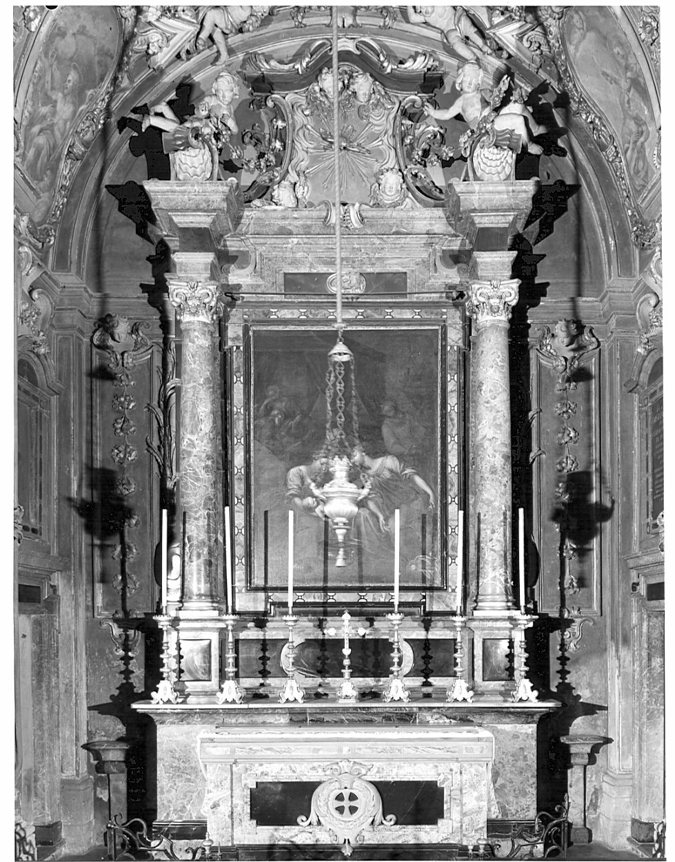 altare, complesso decorativo - bottega lombarda (seconda metà sec. XVII)