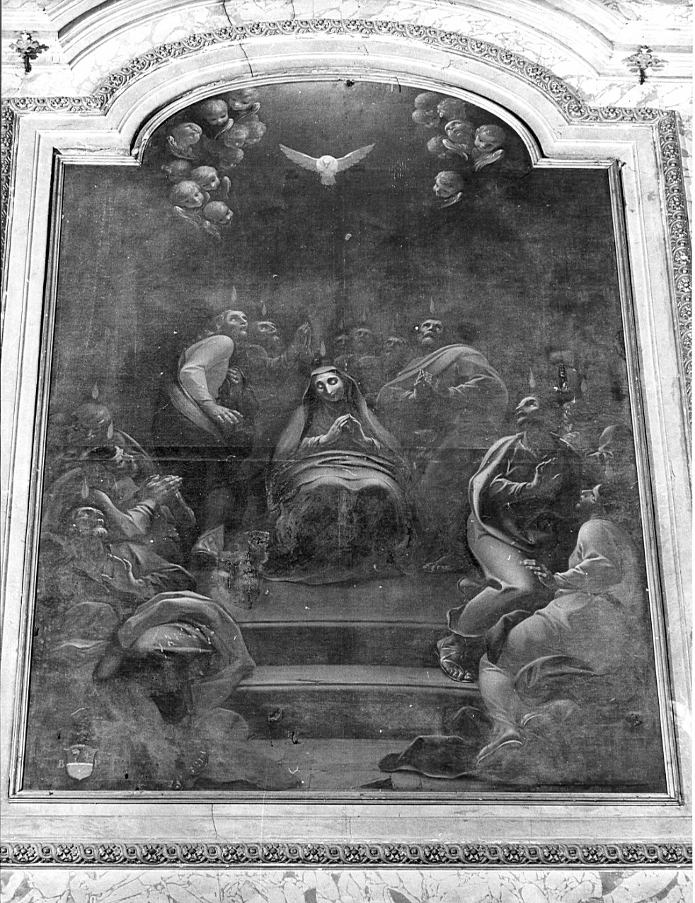 Pentecoste (dipinto, opera isolata) di Dorigny Ludovico (attribuito) (sec. XVIII)