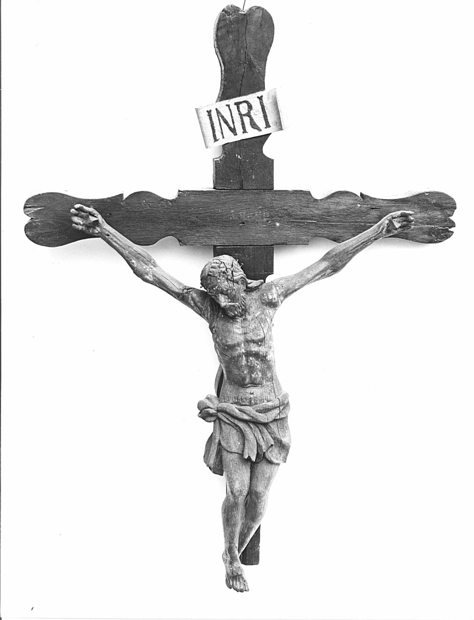 Cristo crocifisso (crocifisso, opera isolata) - bottega bergamasca (fine sec. XIX)