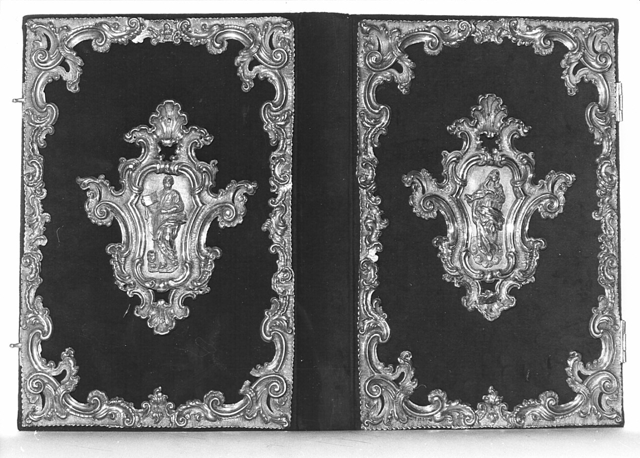 coperta di libro liturgico, coppia - bottega veneziana (sec. XVIII)