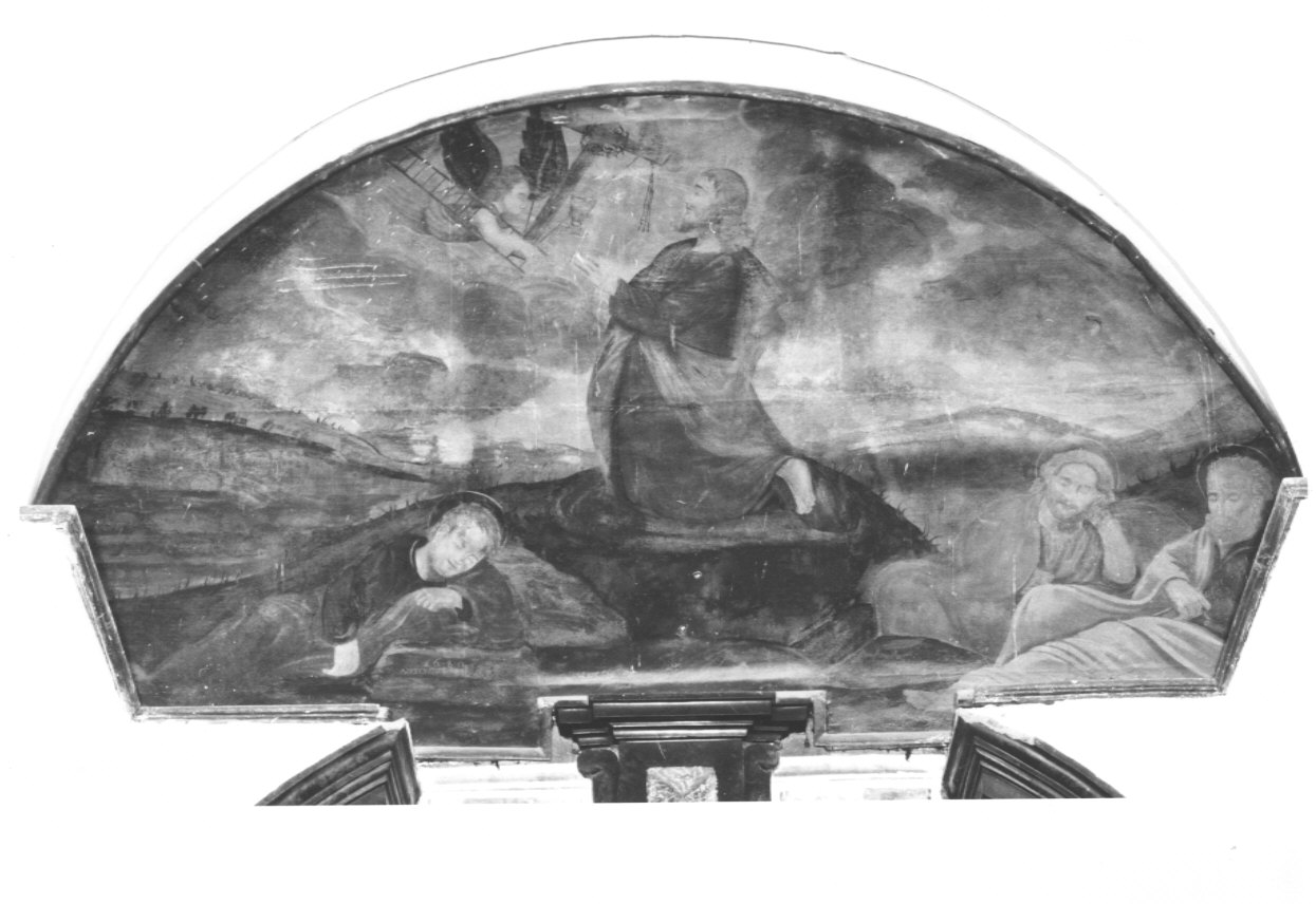 orazione di Cristo nell'orto di Getsemani (pala d'altare, opera isolata) - ambito bergamasco (sec. XVII)