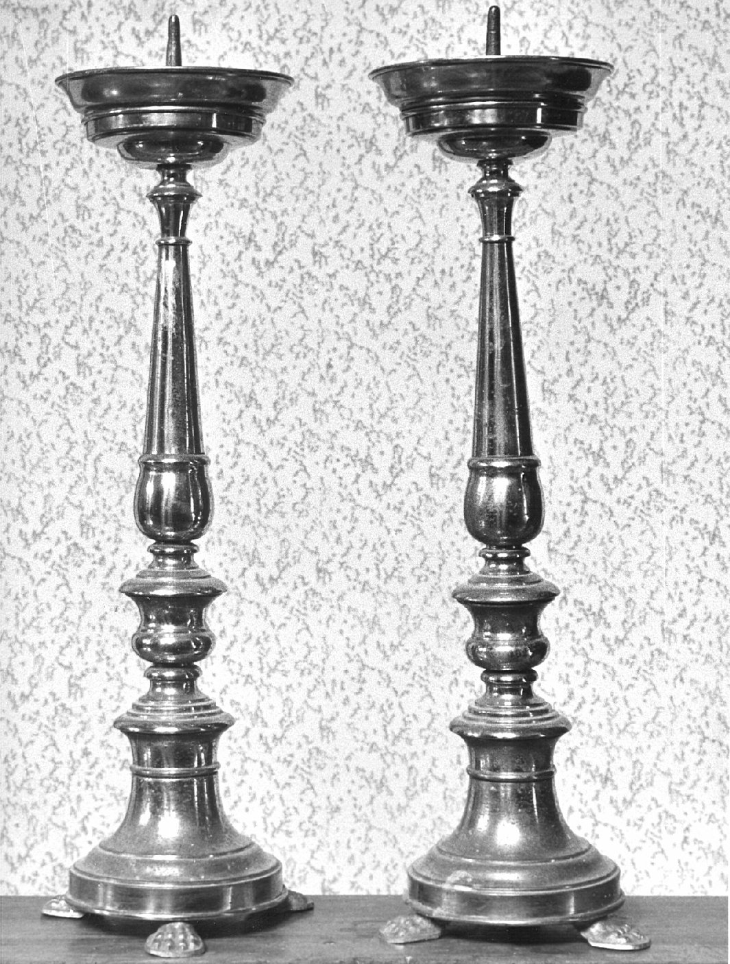 candeliere, coppia - bottega italiana (sec. XVIII)