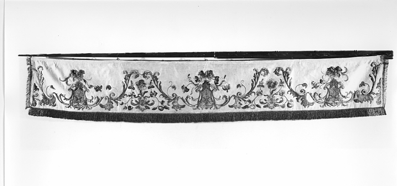 drappellone del baldacchino processionale, insieme - manifattura italiana (seconda metà sec. XVIII)