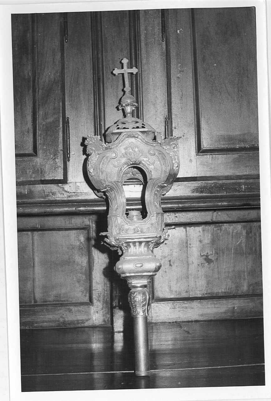 lanterna processionale, serie - bottega bergamasca (seconda metà sec. XVIII)