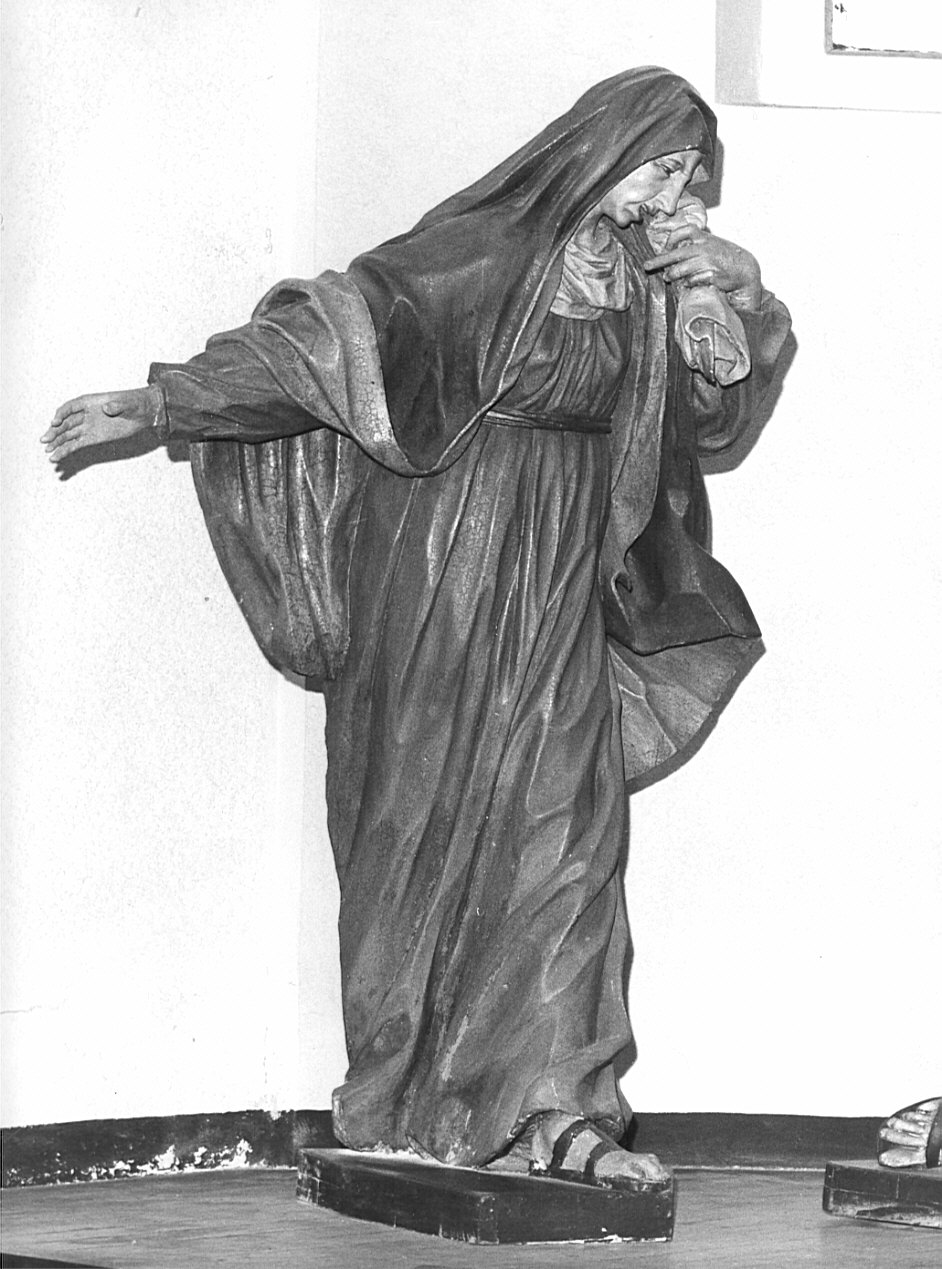 pia donna (statua, elemento d'insieme) - bottega bergamasca (metà sec. XVIII)