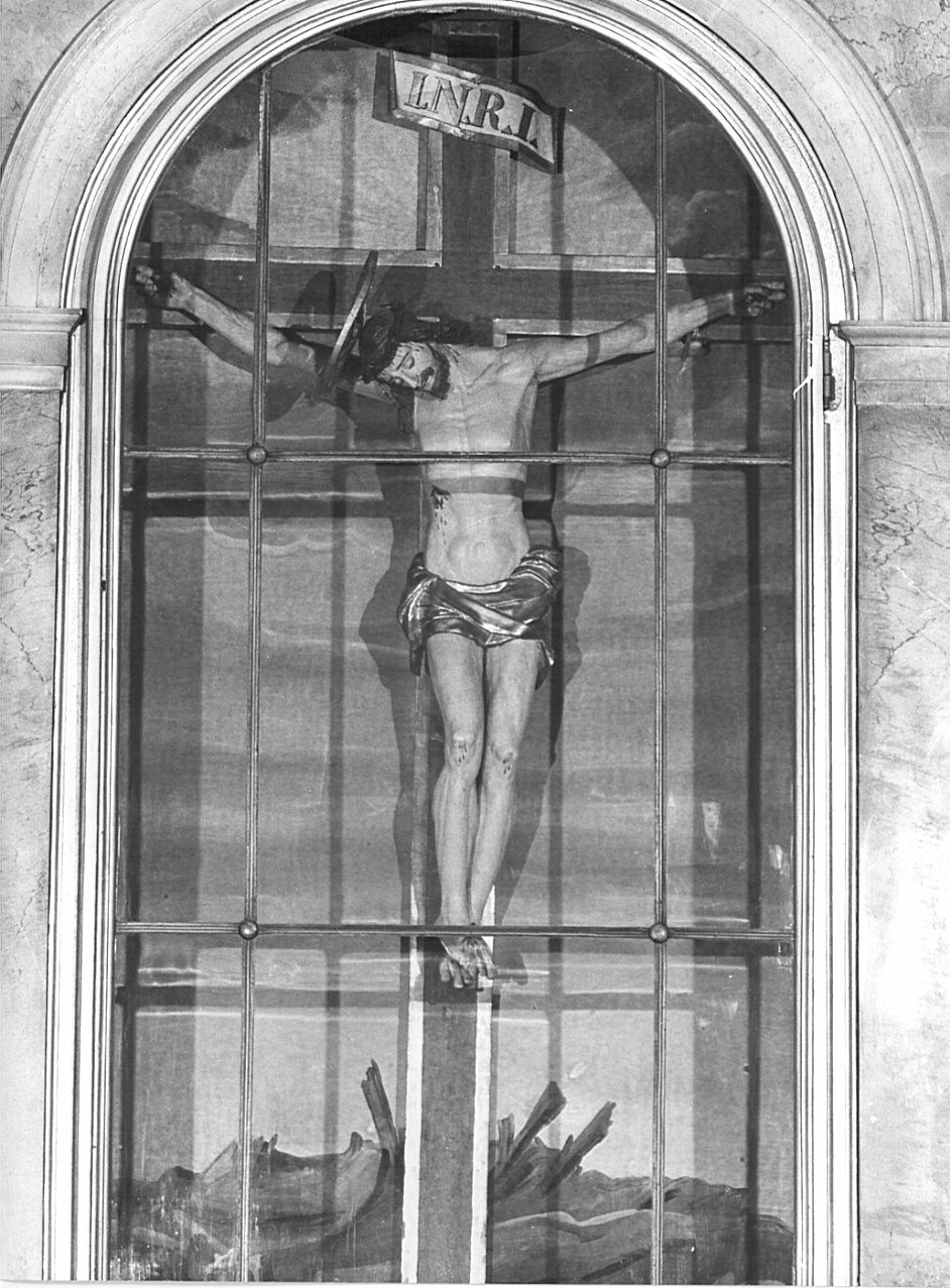 Cristo crocifisso (statua, opera isolata) - bottega lombarda (seconda metà sec. XVIII)