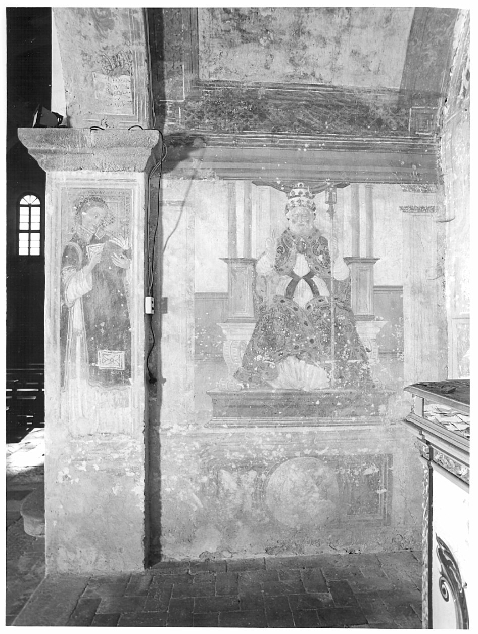 San Pietro in cattedra (dipinto, elemento d'insieme) di Boselli Antonio (e aiuti) (inizio sec. XVI)