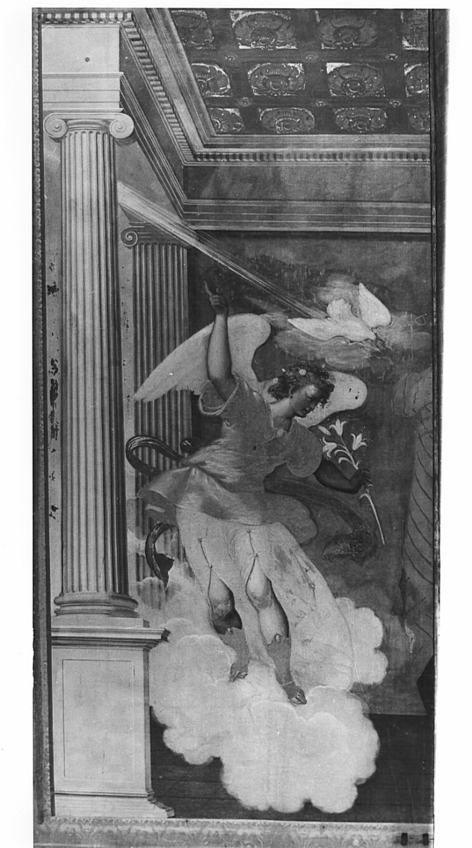 San Gabriele Arcangelo (dipinto, elemento d'insieme) di Bagnatori Pietro Maria detto Bagnadore (ultimo quarto sec. XVI)