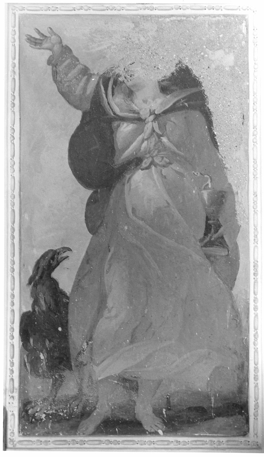 San Giovanni Evangelista (dipinto, elemento d'insieme) - ambito bergamasco (sec. XVII)