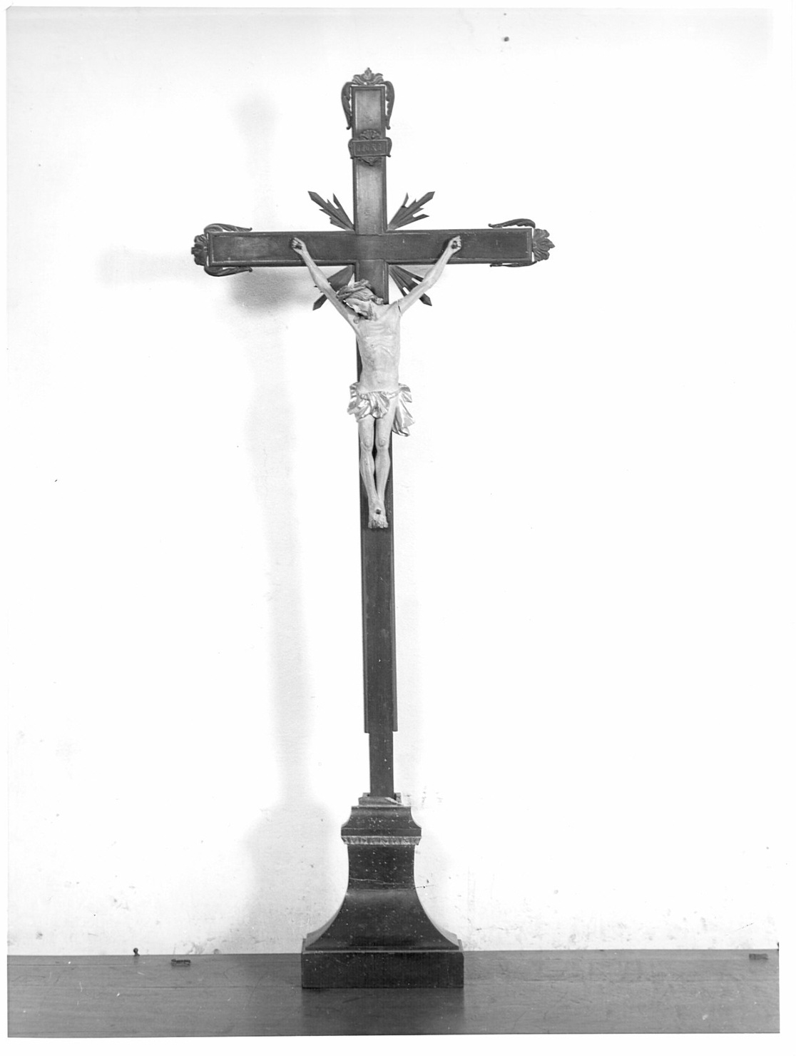 croce del pulpito, opera isolata - bottega bergamasca (seconda metà sec. XIX)