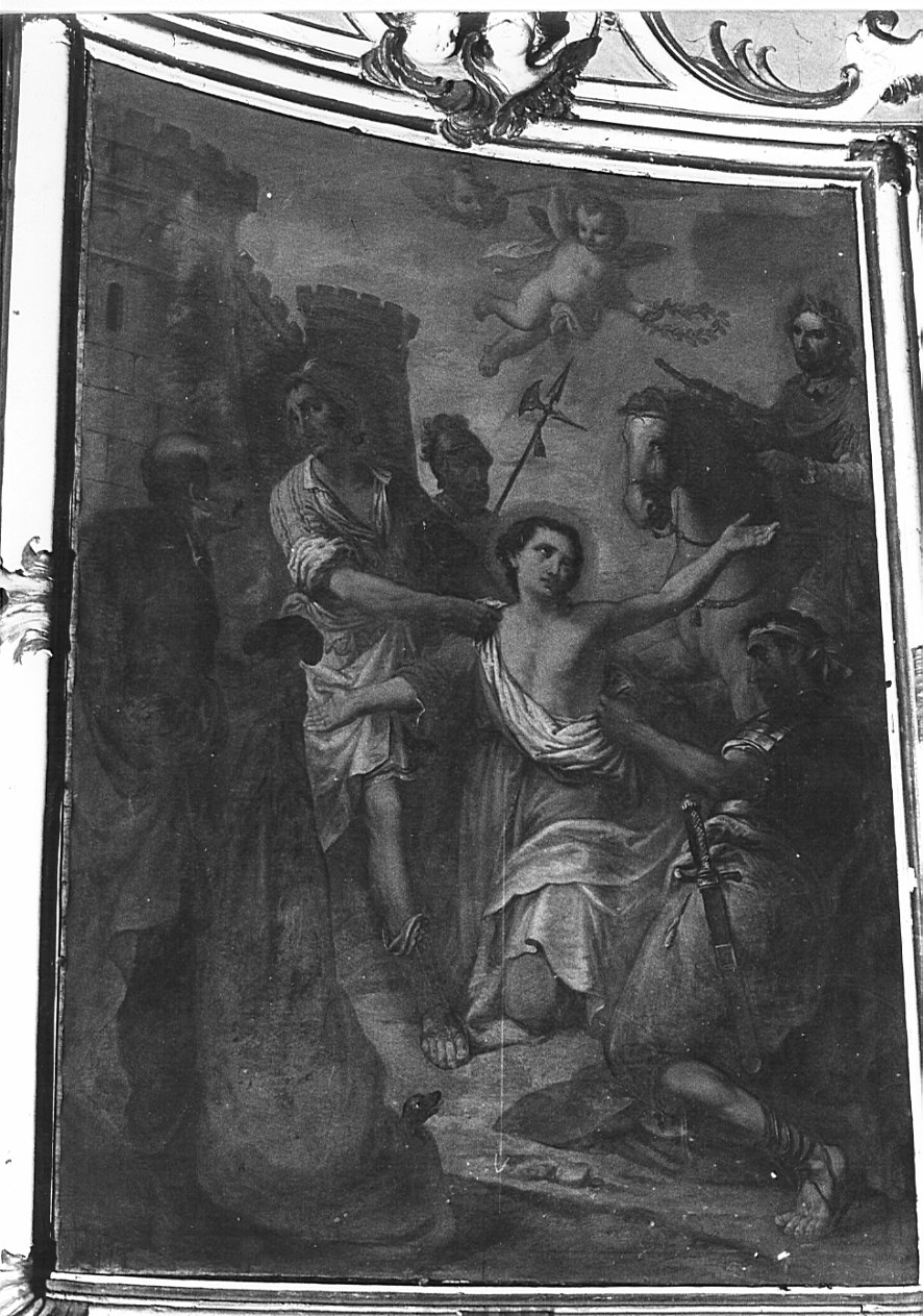 martirio di San Giuliano (dipinto) di Peverada Antonio (attribuito) (secc. XVII/ XVIII)