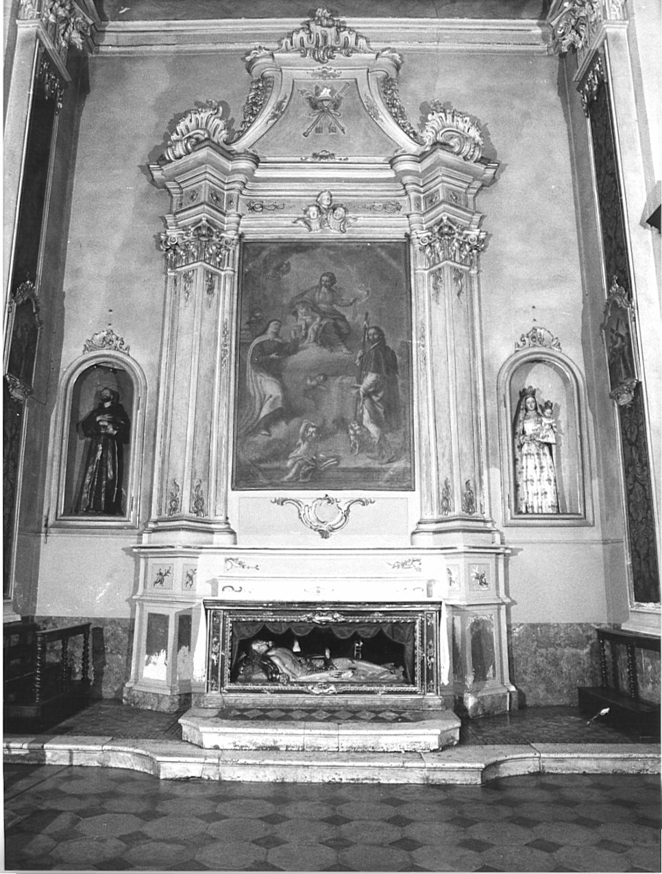 altare, complesso decorativo - bottega lombarda (fine sec. XVIII)