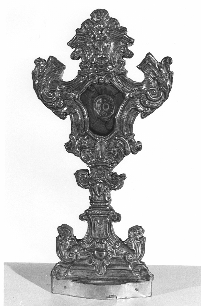 reliquiario - a ostensorio, opera isolata - bottega lombarda (sec. XVIII)
