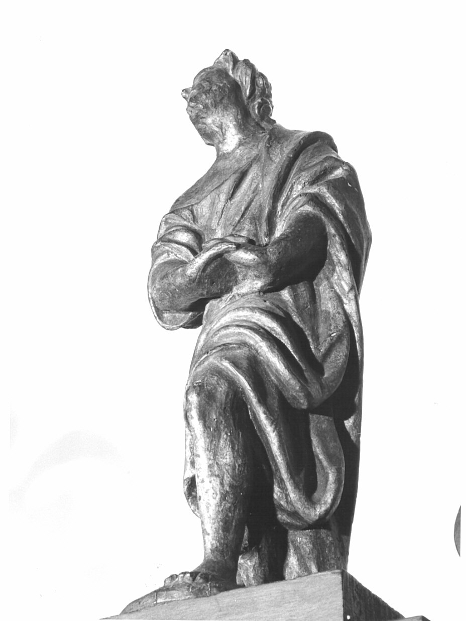 San Giovanni Evangelista (statuetta, elemento d'insieme) - bottega lombarda (seconda metà sec. XVIII)
