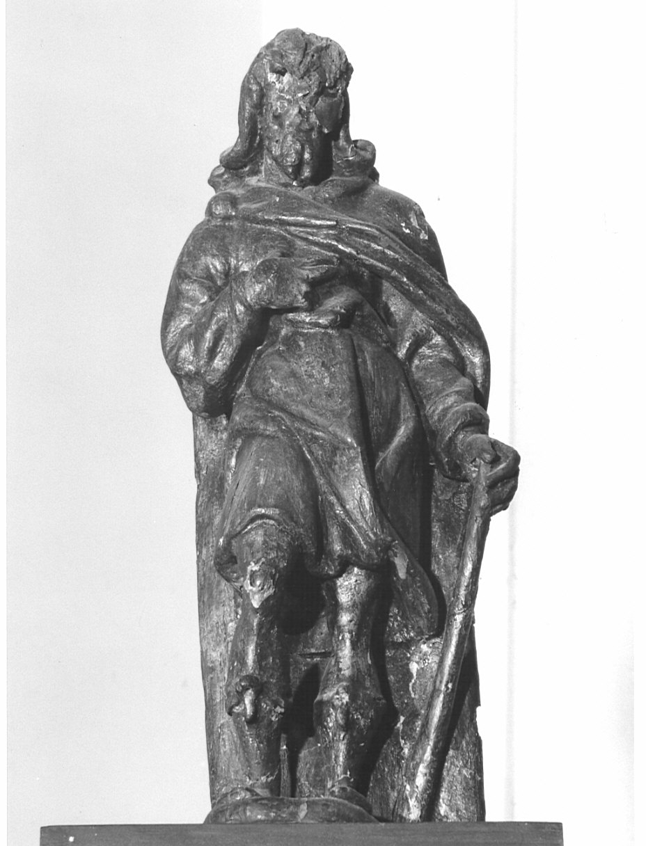 San Rocco (statuetta, elemento d'insieme) - bottega lombarda (seconda metà sec. XVIII)