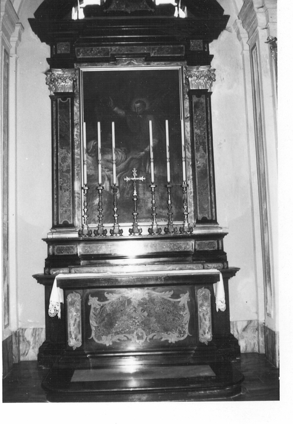 altare, complesso decorativo - bottega lombarda (fine sec. XVII)