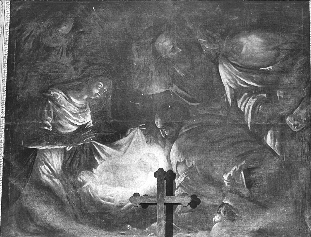 natività di Gesù (dipinto, opera isolata) di Cifrondi Antonio (secc. XVII/ XVIII)