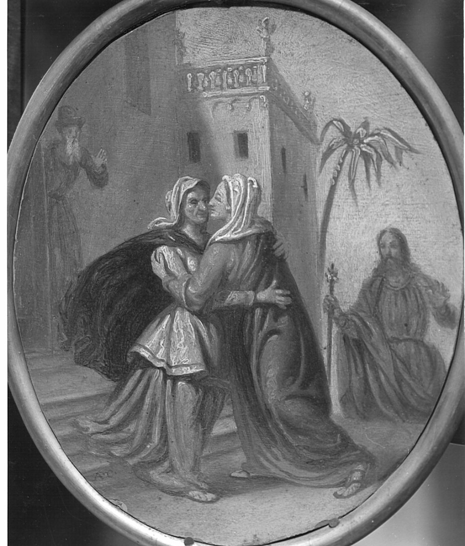 visitazione (dipinto, elemento d'insieme) di Ceroni Angelo (sec. XIX)